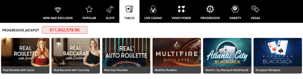 tischspiele und live-casino haben auch eine breite auswahl für die spieler. testen sie blackjack, baccarat, roulette.